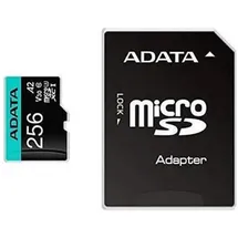 A-Data microSDXC Premier Pro 256GB Class 10 UHS-I V30 + SD-Adapter