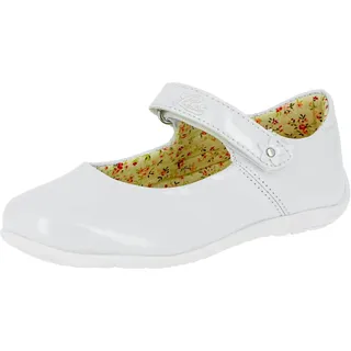 Mädchen Durchgängies Plateau Ballerinas, Weiß, 31