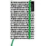 arsEdition myNOTES Notizbuch A6: Black and White Patterns: Notebook small, blanko | Trendig unterwegs in Schwarz-Weiß: Ideal für Notizen unterwegs