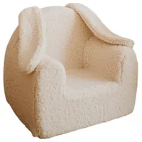 Zayno Kindersessel "Hasi" in Teddyfelloptik (Set, 1-St) beige|braun