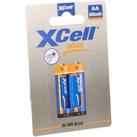 XCell Solar Akkus X800AA 800 mAh 2 St.