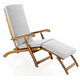 prestige home living outdoor Ergonomische Sonnenliege 97 x 56 x 96 cm Akazienholz