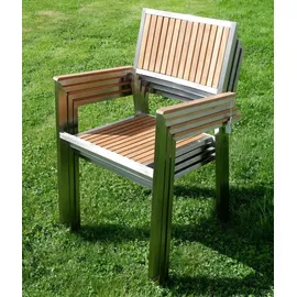 ASS Altenburger Gartengarnitur 10-tlg. Silber/Braun
