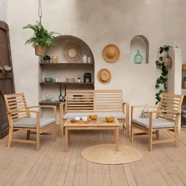 Happy Garden Goa Set 4-tlg. Beige