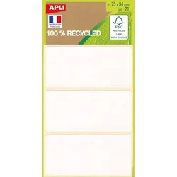 Apli agipa Vielzweck-Etiketten, 34 x 75 mm, weiß, 100% recycelbar
