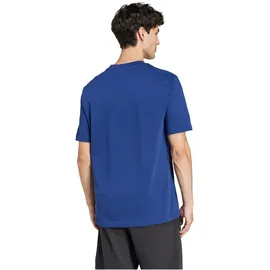 adidas Essentials Small Logo Single Jersey T-Shirt dunkelblau/weiß 3XL
