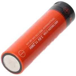 AceBeam 18650 Li-Ion Akku, ARC18650H-310A, 3,7V, 3100mAh, mit Micro-USB-Ladeanschluss