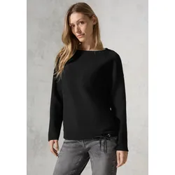 Cecil Langarmshirt, mit Glitzer Cecil Black XL (44)