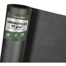 Haga Gartenvlies 80g/m2 1,6m Breite (Meterware) Unkrautvlies Trennvlies Mulchvlies