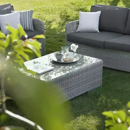 Relaxdays Tischplatte Glasplatte 8mm ESG (1 St), 70 x 70 cm weiß quadratisch | 70 cm x 0.8 cm x 70 cm