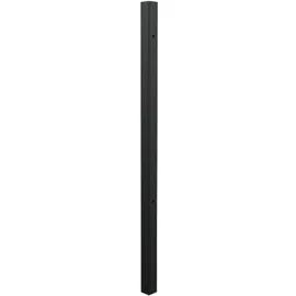 GAH Alberts Zaunpfahl 60 x 150 cm Schwarz/Aluminium