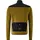 Gonso Radtrikot GONSO "Adventure Jersey Fleece M", Herren, Gr. L, gelb (senf), 100% Polyester (Recycelt), hoch geschlossener Ausschnitt, Trikots, Herren Fahrradtrikot langarm, weiches Fleece-Material, Full-Zip Trikot