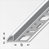 alfer Viertelkreisprofil PVC glatt weiß glänzend