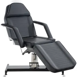 deluke Kosmetikliege REGEN Hydraulisch 64x185x125cm, Kunstleder, Schwarz Massageliege Tattooliege