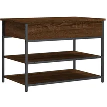 vidaXL Schuhbank 100 x 49 x 39 cm braun / Eichen-Optik