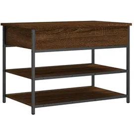vidaXL Schuhbank 100 x 49 x 39 cm braun / Eichen-Optik