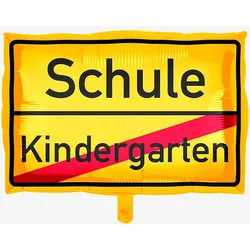 Folienballon Einschulung Schule/ Kindergarten