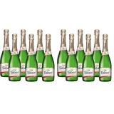 Faber Sekt halbtrocken (6 x 0,75 l) (Packung mit 2)