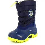 Spirale Unisex, Kinder Eric Schneestiefel, Bootsportschuhe, Wasserabweisendes, 300 - Denier - Nylon, Blau-Lime, 20 EU