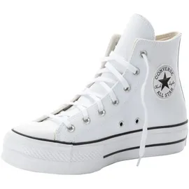 Converse Chuck Taylor All Star Platform Leather High Top white/black/white 41