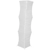 HONITANO Japanischer Papier Stehlampen Schirm Faltbarer Ersatz Lampenschirm für Wohnzimmer und Büro Minimalistisches Design Warmes Umgebungslicht Einfache Montage Platzsparend Faltbar