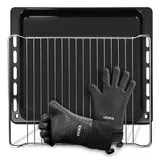 Vioks Grillrost 44,8 x 33,8 cm Edelstahl schwarz