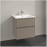Villeroy & Boch Waschtischunterschrank 2 Auszüge 61,1 x 61 x 48 cm Taupe