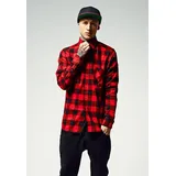 URBAN CLASSICS Basic Flanell Hemd Black L