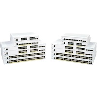 Cisco Business 350 Desktop 2.5G Managed Stack Switch, 8x RJ-45, 2x RJ-45/SFP+, 240W PoE+/UPoE (CBS350-8MP-2X)