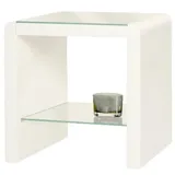 Phoenix Beistelltisch Holz Weiß, BxHxT in cm: 42,7x42,7x35