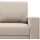 mebligo Ecksofa mit Schlaffunktion, Beige - Beige