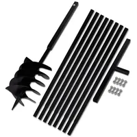 vidaXL Hand-Erdbohrer mit Griff 200 mm