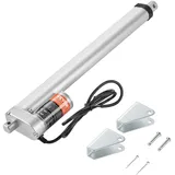 Vevor 1000N Linear Actuator DC 12V Linearantrieb IP54 Elektrischer Linearmotor 300mm Hublänge Geräuschpegel ≤50dB Elektrische Türöffner 14mm/s Fahrgeschwindigkeit Lineartechnik Verstellantrieb