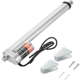 Vevor 1000N Linear Actuator DC 12V Linearantrieb IP54 Elektrischer Linearmotor 300mm Hublänge Geräuschpegel ≤50dB Elektrische Türöffner 14mm/s Fahrgeschwindigkeit Lineartechnik Verstellantrieb