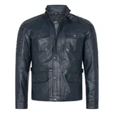 Rock Creek Lederjacke blau 2