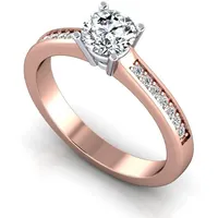 Verlobungsring VR05 333er Rot-/Weiflgold - 3475