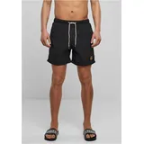 URBAN CLASSICS Badeshorts Urban Classics Block Blau/Schwarz 3XL