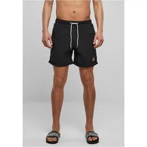 URBAN CLASSICS Badeshorts Urban Classics Block Blau/Schwarz 3XL