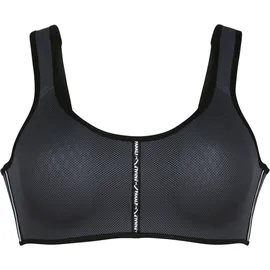 Anita Panalp Air Sport-BH, Minimal-Print, für Damen, 476 ANTH./ SCHWARZ, 75C