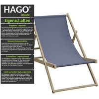 HAGO Gartenliege 2er Set Liegestuhl Doppelpack Strandliege Liege Stuhl Strand Sonnenlie
