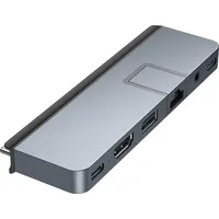Targus Hyper DUO PRO 7-in-2 USB-C Hub Grau