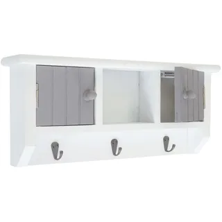 MCW Schlüsselbrett, Grau, Weiß,