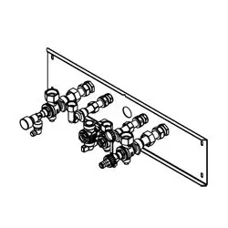 Viessmann Armaturen-Bausatz Kombi Unterputz EU ZK04926