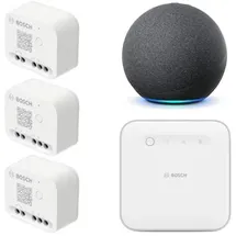 Bosch Smart Home - Starter Set Relais 3er Pack + Echo Dot (5th) mit Alexa