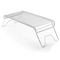 GSI Outdoors Gsi Klappbarer Lagerfeuer-Grill, Rostfrei, 15.4 x 7.9 inch