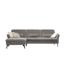 Kollektion Kraft Ecksofa Cord DANTE ¦ grau ¦ Maße (cm): B: 280 H: 91 T: 179.0