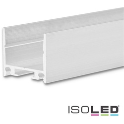 ISOLED LED Aufbau-/ Leuchtenprofil HIDE SINGLE, Aluminium, 200cm, Weiß ISO-114799