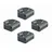 Shelly 2PM Gen4 Unterputz Relais max 16A 2 Kanal WLAN, Bluetooth, Matter, Zigbee Smart-Schalter 4er Pack