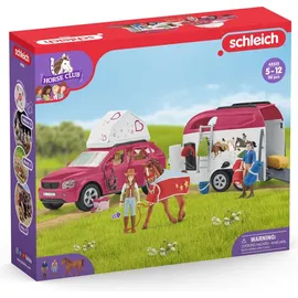 Schleich Horse Club Abenteuer mit Auto und Pferdeanhänger 42535