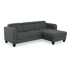 sit&more Eckcouch Federkern 2-Sitzer Grau